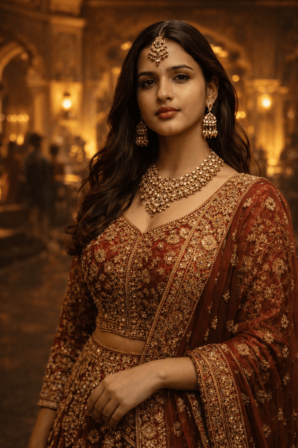 Bollywood Cinematic Glamour Portrait